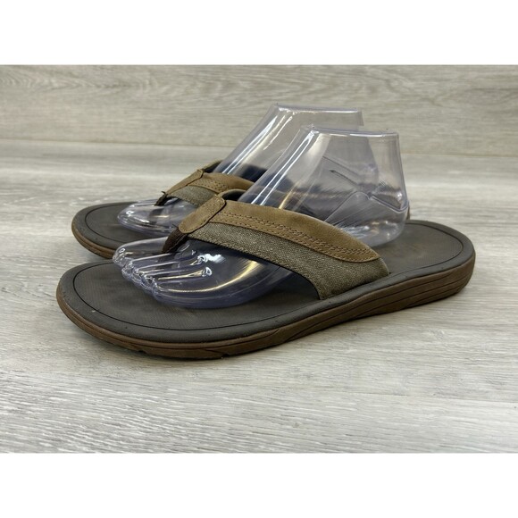 RedHead Brand Co Perth Mens Sandals Slip On  Brown Flip-Flop Size 10 - Picture 3 of 10